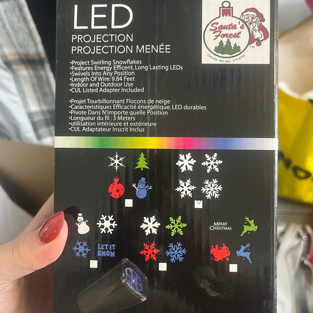 Santa's Forest LED Projection Light